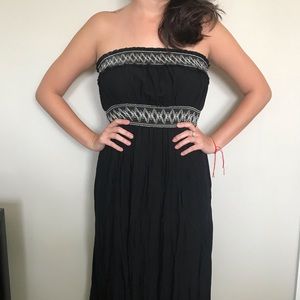 Tube top maxi dress